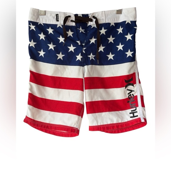 Hurley Stars and Stripes Swim Trunks - Picture 1 of 5